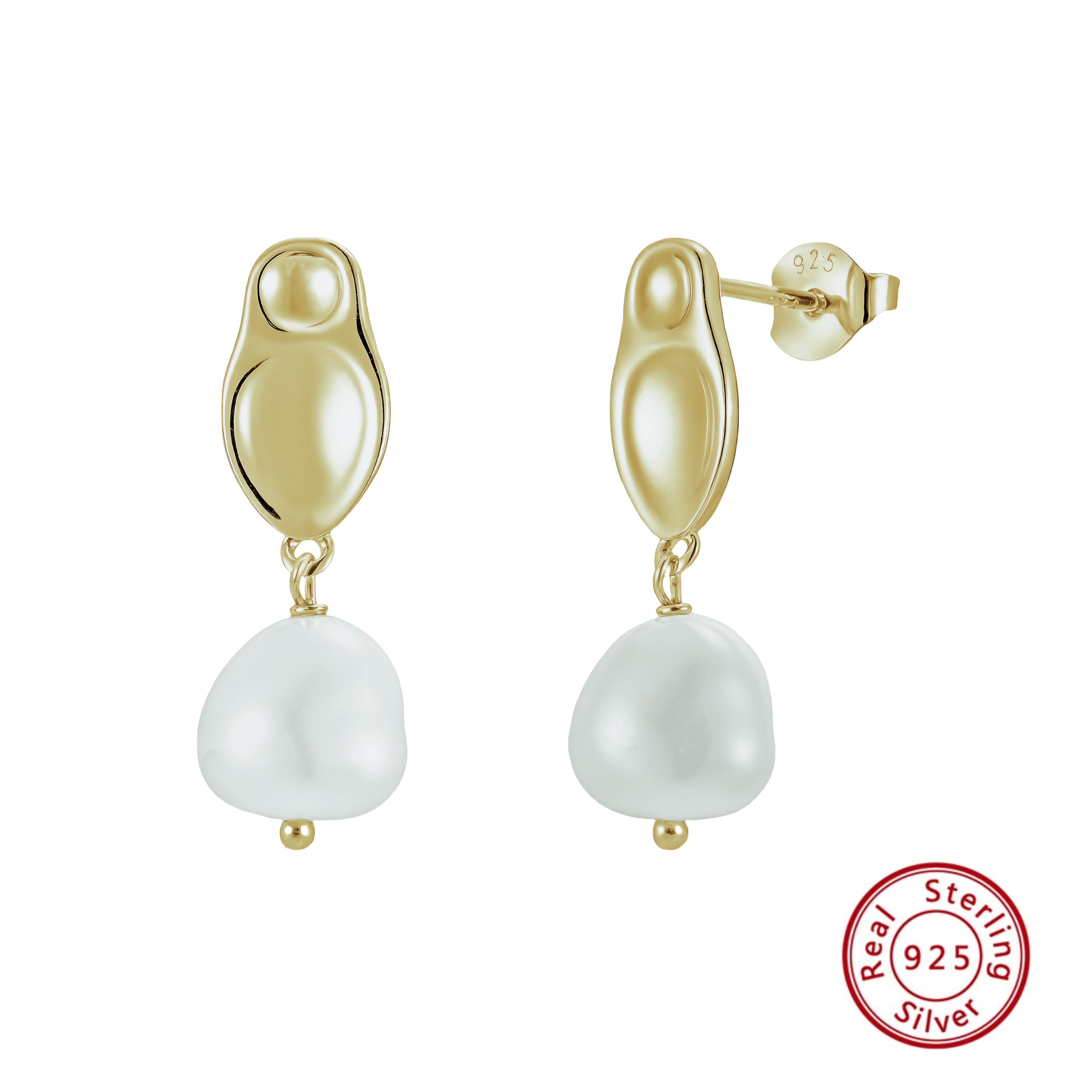 Aurora Baroque Pearl Drop Earrings | ZELYNA – Zelyna