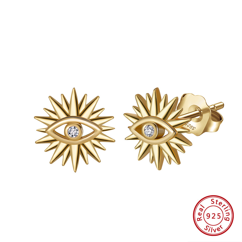 Radiant Eye Charm Studs