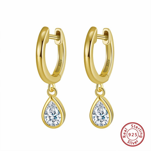 Aurea Teardrop Hoops